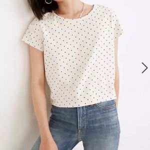 Madewell Polka Dot Top